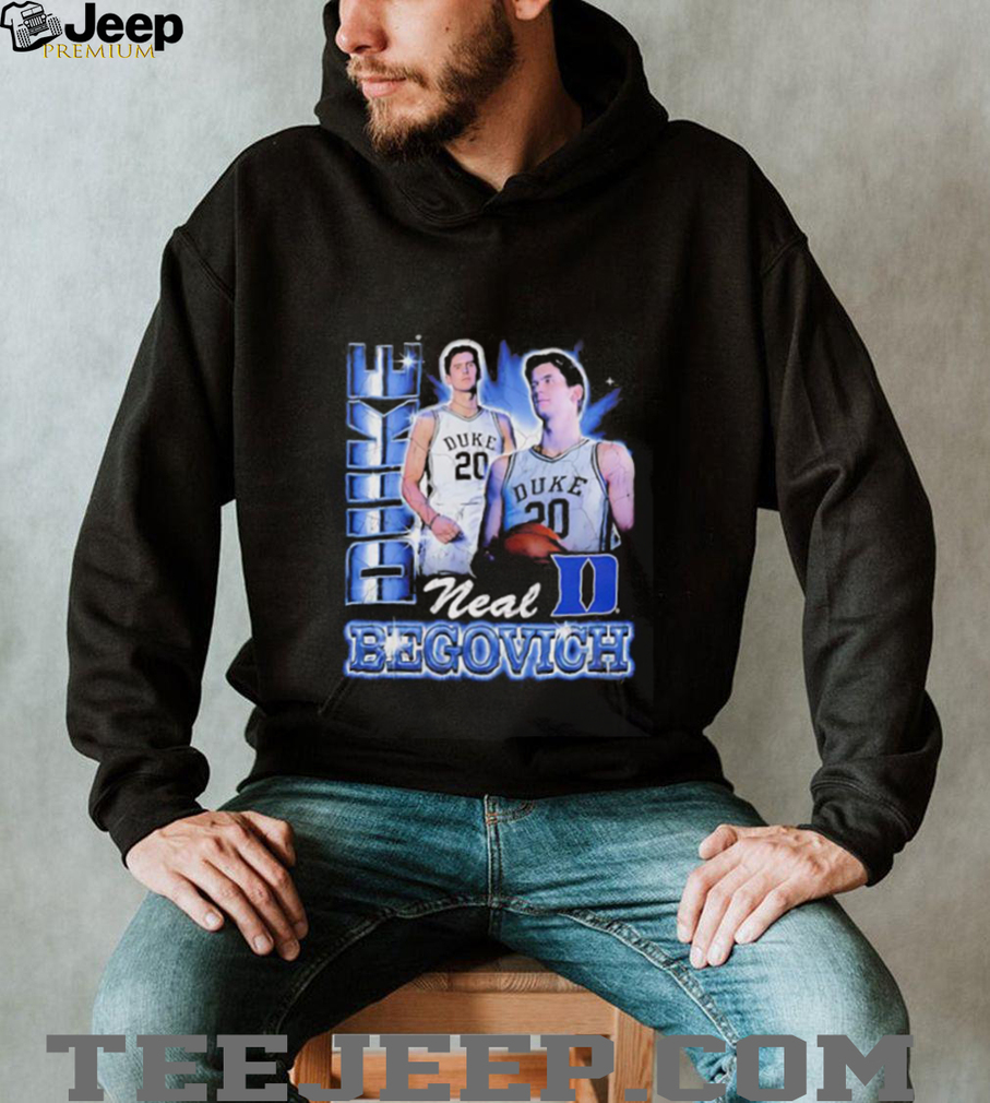 Neal Begovich Duke Blue Devils 90s graphic shirt Neal Begovich Duke Blue Devils 90s graphic shirt