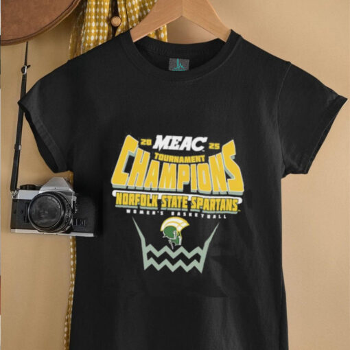 Norfolk State Spartans 2025 MEAC Women’s Basketball Conference Tournament Champions shirt