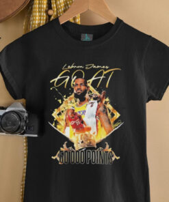 Official Lebron James Goat 50000 Points Signature T shirts