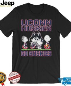 Official Snoopy And The Peanuts Uconn Huskies Go Huskies T shirts