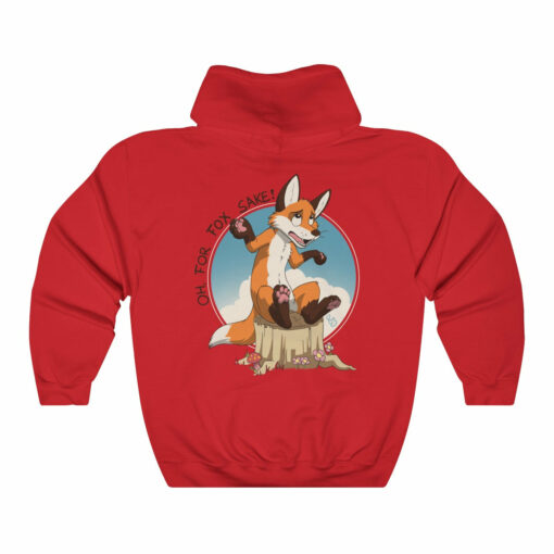 Oh For Fox Sake Brown Text