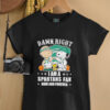 Peanuts Snoopy damn right I am a Spartans fan now and forever shirt