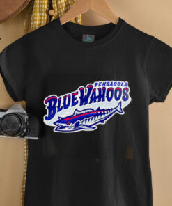 Pensacola Blue Wahoos Baseball Team Logo Classic Pink Design shirt