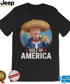Retro Gulf Of USA America Est 2025 American Flag Gulf Mexico T Shirt