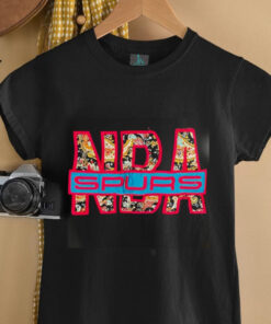 San Antonio Spurs NBA Logo Paisley Pattern Embroidery Style Shirt