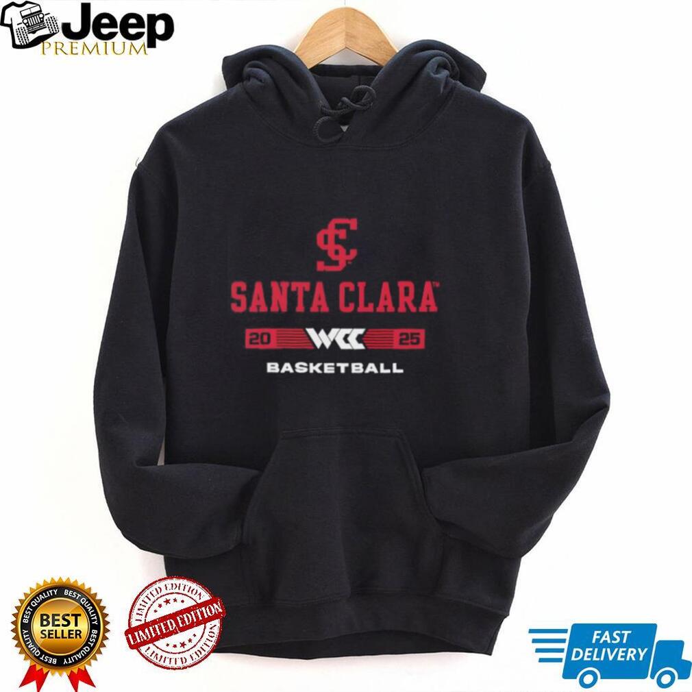 Santa Clara Broncos 2025 WCC Basketball shirt Santa Clara Broncos 2025 WCC Basketball shirt