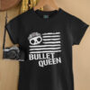 Skull Bullet queen USA flag shirt