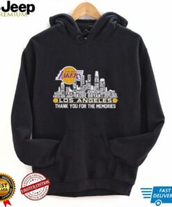 Skyline Los Angeles Lakers thank you for the memories shirt