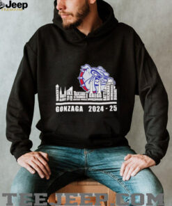 Skyline city Gonzaga Bulldogs 2024 2025 player names shirt