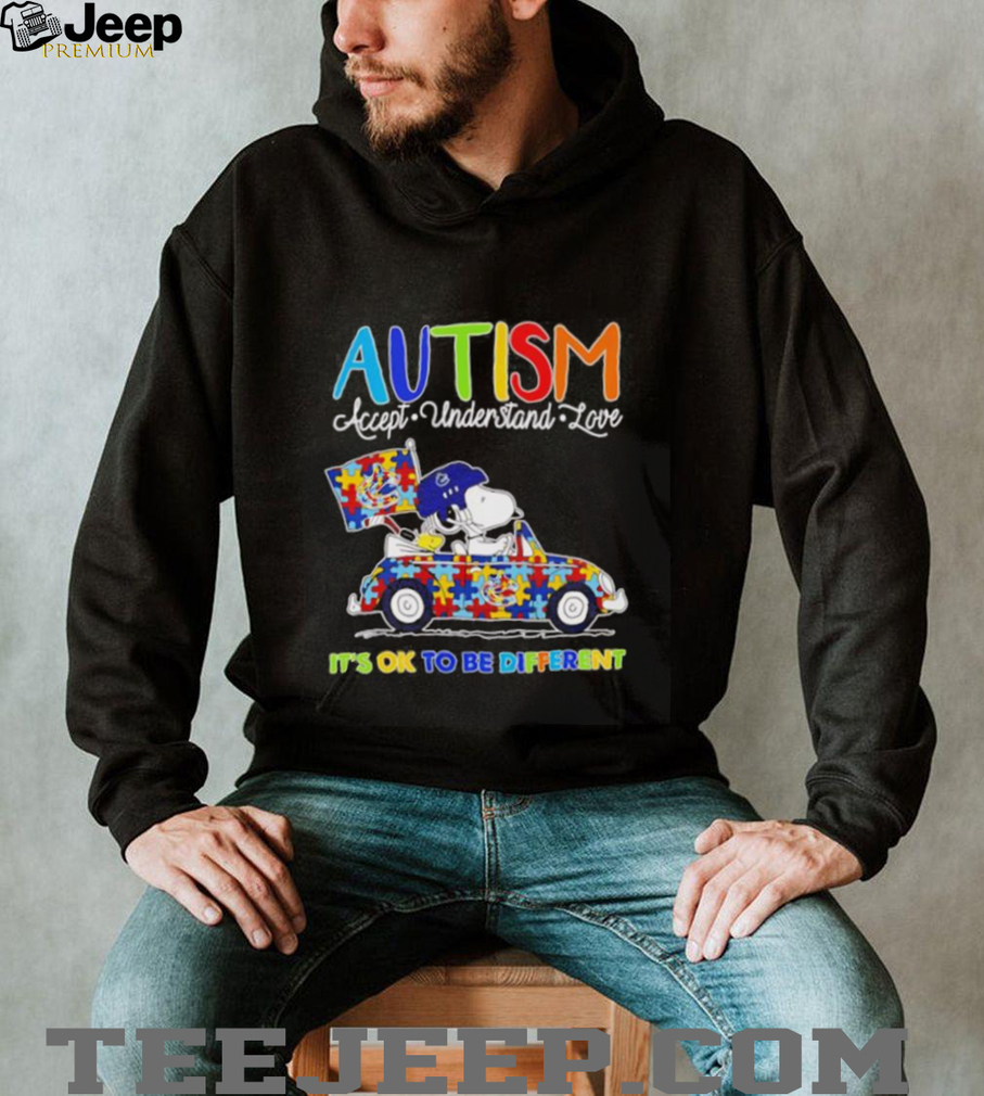 Snoopy Autism accept understand love it’s ok to be different Vancouver Canucks shirt Snoopy Autism accept understand love it’s ok to be different Vancouver Canucks shirt