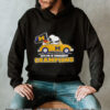 Snoopy driving Michigan Wolverines 2025 B10 Tournament Champions shirt