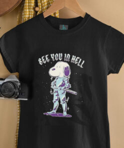 Snoopy see you in hell shirt