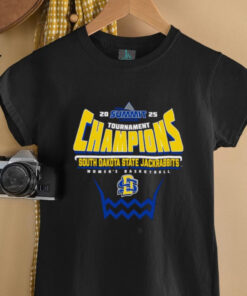 South Dakota State Jackrabbits 2025 Summit League Women’s Basketball Tournament Champions Shirt