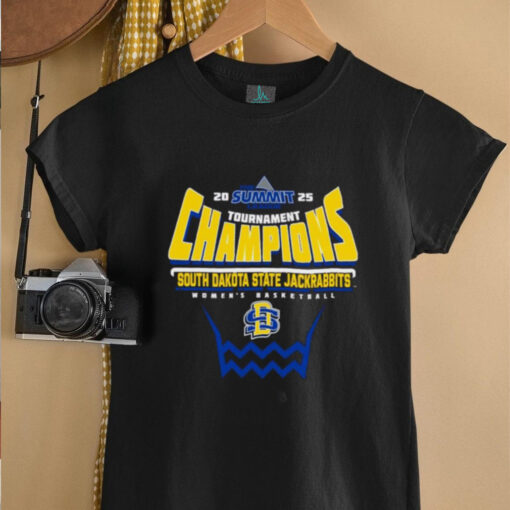 South Dakota State Jackrabbits 2025 Summit League Women’s Basketball Tournament Champions Shirt