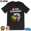 The Peanuts Snoopy Avengers cartoon shirt