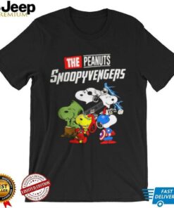 The Peanuts Snoopy Avengers cartoon shirt