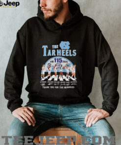 The Tar Heels men’s basketball 1910 2025 Abbey Road thank you for the memories shirt