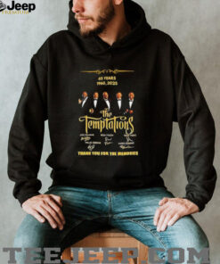The Temptations 65 years 1960 2025 thank you for the memories signatures shirt