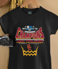 USC Trojans 2025 Big Ten Women’s Basketball Conference Tournament Champions Shirt