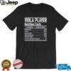 Viola player nutrition facts shirt