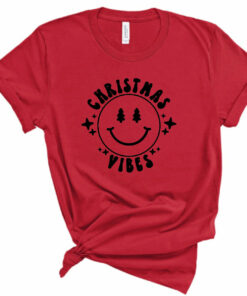 Adult Christmas Vibes Bella Canvas T-shirt Adult Christmas Vibes Bella Canvas T-shirt