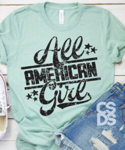 All-American Girl Bella Canvas T-shirt All-American Girl Bella Canvas T-shirt