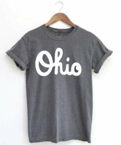 Cursive Ohio on Premium Comfort Colors short sleeve tee Cursive Ohio on Premium Comfort Colors short sleeve tee