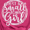 Distressed Just a Small Town Girl Racerback Bella Canvas Tank