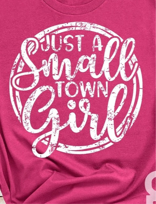 Distressed Just a Small Town Girl Racerback Bella Canvas Tank Distressed Just a Small Town Girl Racerback Bella Canvas Tank