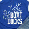 Flip Flops & Boat Docks Bella Canvas T-shirt
