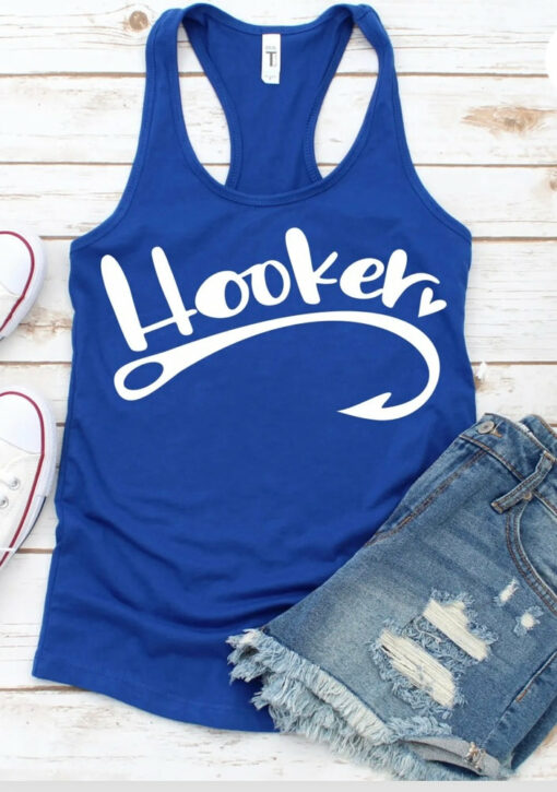 Hooker Racerback Bella Canvas Tank