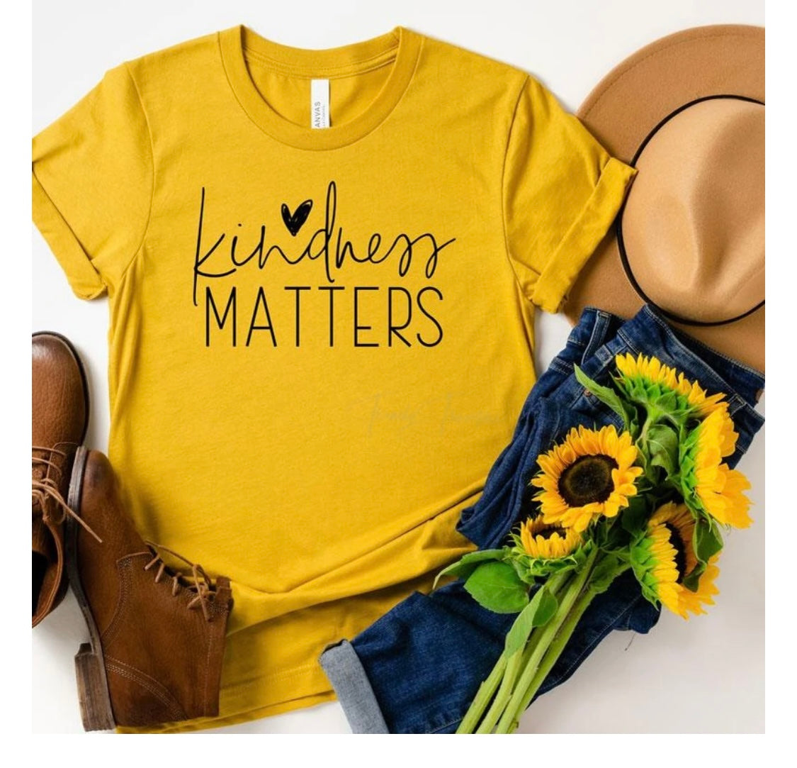 Kindness Matters Bella Canvas T-shirt Kindness Matters Bella Canvas T-shirt