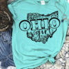 Ohio Girl Leopard Bella Canvas T-shirt