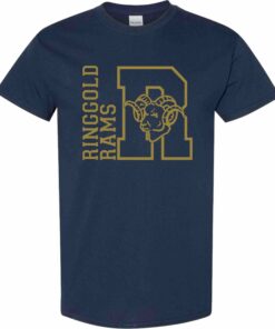 Ringgold Rams Block Square T-Shirt