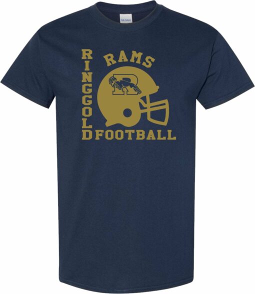 Ringgold Rams Football Square T-Shirt