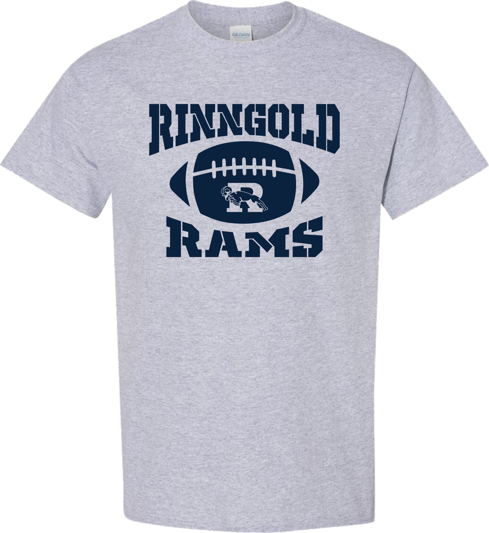 Ringgold Rams Squeeze Football T-Shirt Ringgold Rams Squeeze Football T-Shirt