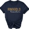 Ringgold Teacher, Block Script Glitter T-Shirt