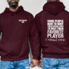 Sled Hockey dad Hoodie, hooded sweatshirt