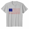 4th Of July Gift Independence Music Note America Flag Tshirt