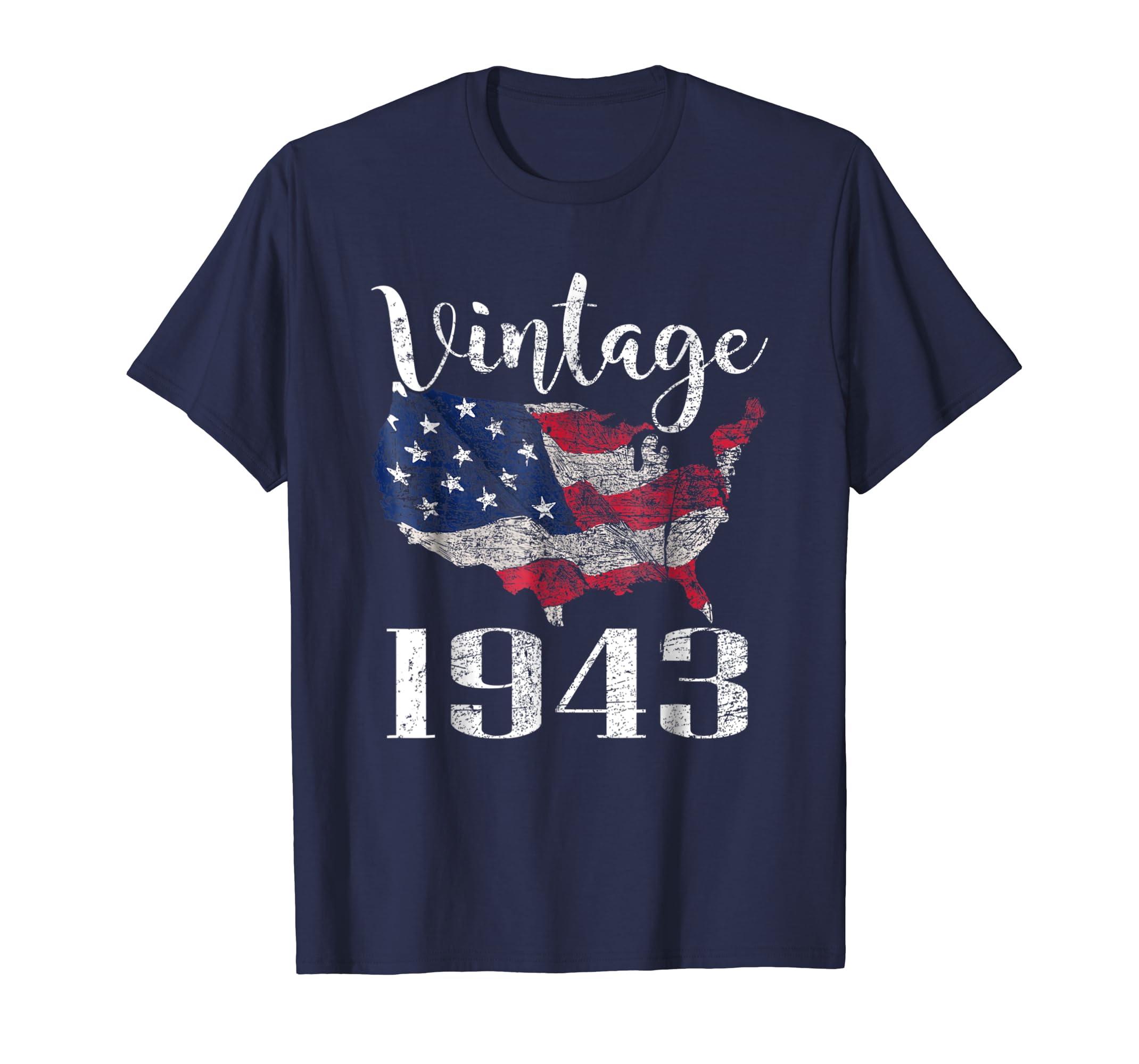 75th Birthday Gift Vintage 1943 Shirt American Flag 4th July 75th Birthday Gift Vintage 1943 Shirt American Flag 4th July