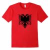 Albania Flag Double Headed Eagle Albanian Pride T Shirt
