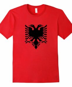 Albania Flag Double Headed Eagle Albanian Pride T Shirt Albania Flag Double Headed Eagle Albanian Pride T Shirt