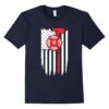 American Flag Firefighter T Shirts Fireman Teechatpro