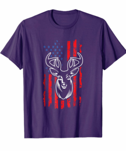American Flag Hunting Deer Men Women Youth T Shirt American Flag Hunting Deer Men Women Youth T Shirt