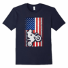 American Flag Motocross T Shirt Cool