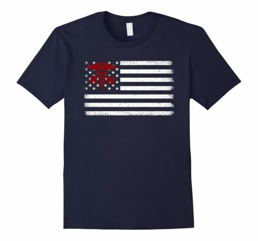 American Flag Registered Nurse T Shirt