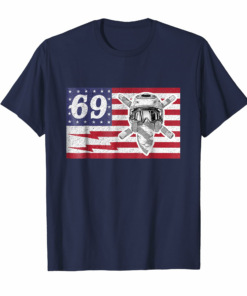 American Flag Ronnie 69 Motocross Uncle Tee Shirt American Flag Ronnie 69 Motocross Uncle Tee Shirt