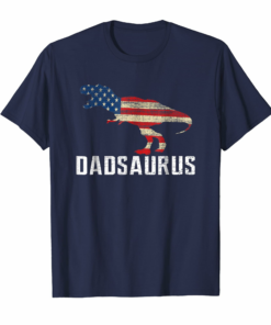 American Flag Shirt Dinosaur Dad Dadsaurus 4th Of July Daddy American Flag Shirt Dinosaur Dad Dadsaurus 4th Of July Daddy