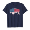 American Flag Usa Buffalo Patriotic Bison Shirt
