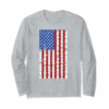 American Flag Usa Roll Coal Truck Long Sleeve Diesel Power